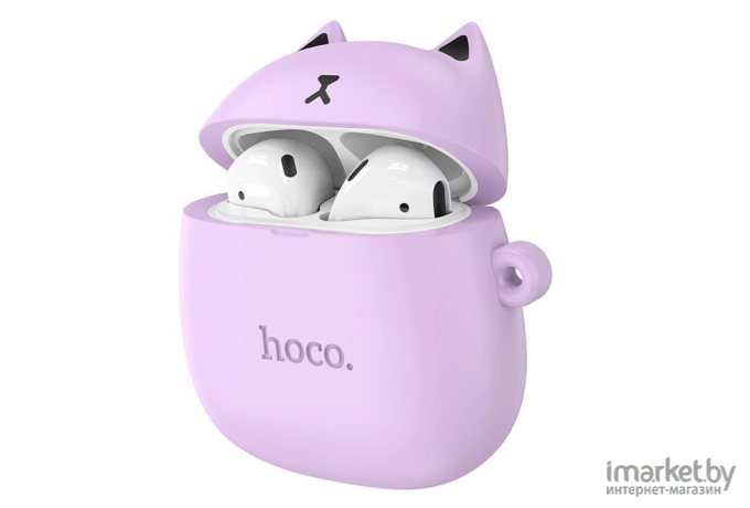Наушники Hoco EW45 Cute Cat (сиреневый)