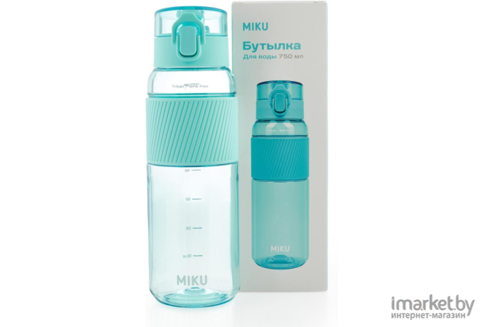 Бутылка для воды Miku 750 мл (бирюзовый)