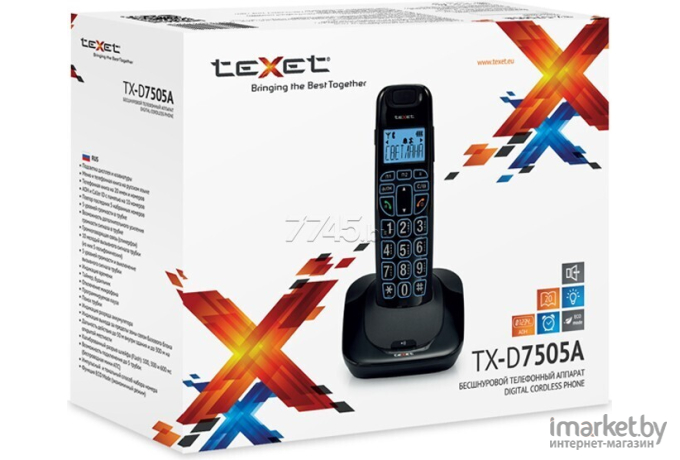 Радиотелефон TeXet TX-D7505A