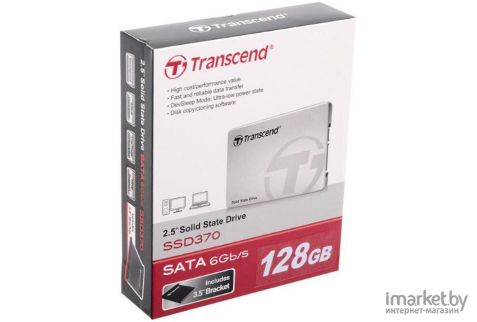 SSD Transcend SSD370 Premium 128GB (TS128GSSD370S)