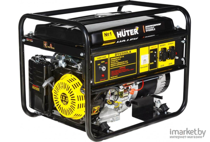 Бензиновый генератор Huter DY6500LX