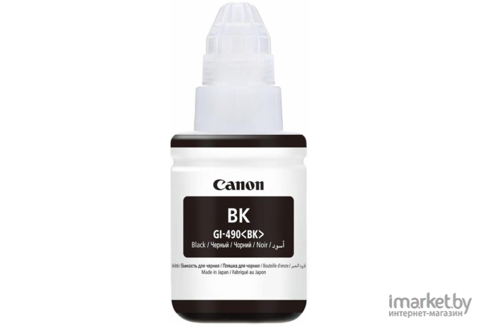 Чернила Canon GI-490BK черный (0663C001)