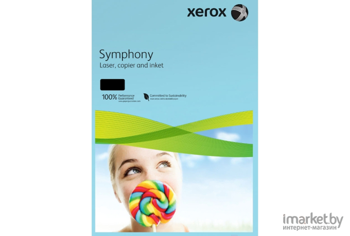 Офисная бумага Xerox Symphony Pastel Blue A4, 500л (80 г/м2) [003R92057]