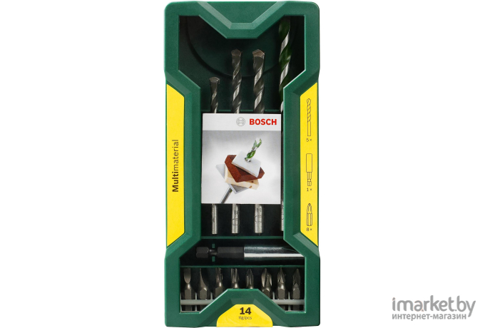 Набор инструментов Bosch Mini X-Line 14 предметов 2607017161