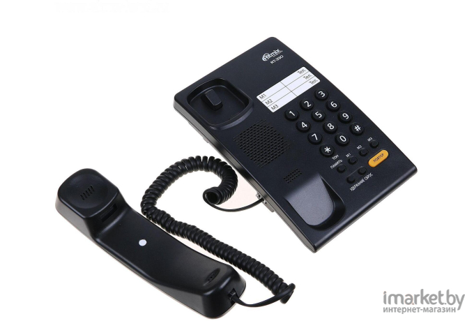 Проводной телефон Ritmix RT-330 (черный)