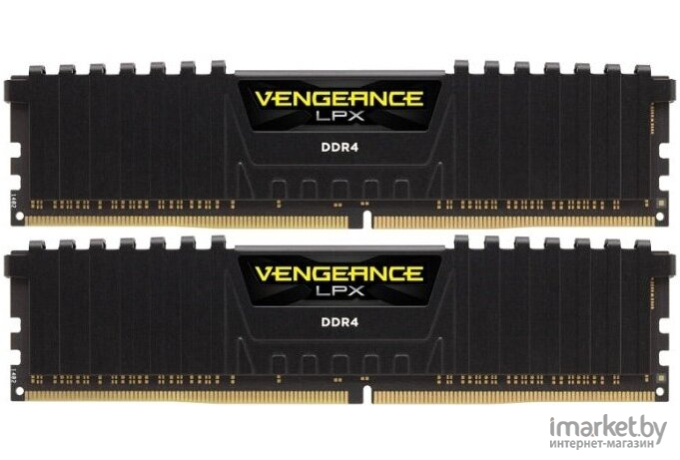 Оперативная память Corsair Vengeance LPX 2x16GB DDR4 PC4-17000 [CMK32GX4M2A2133C13]