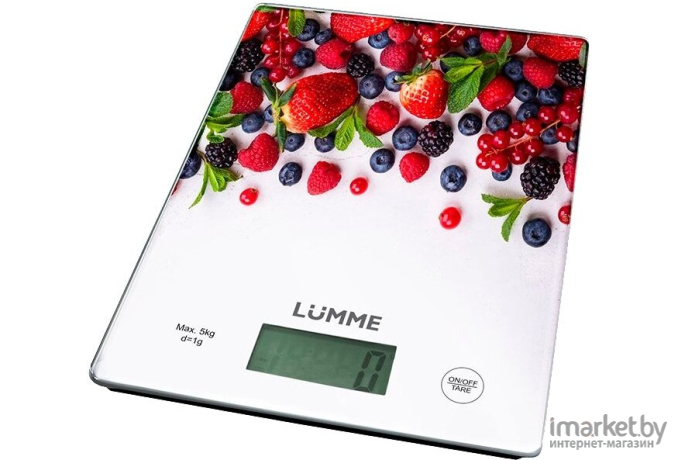 Кухонные весы Lumme LU-1340 (черничная россыпь)