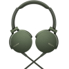 Наушники с микрофоном Sony MDR-XB550AP (зеленый)