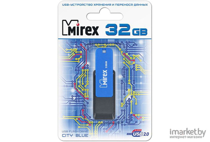 USB Flash Mirex Color Blade City 32GB (синий) [13600-FMUCIB32]