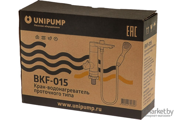 Проточный водонагреватель Unipump BKF-015