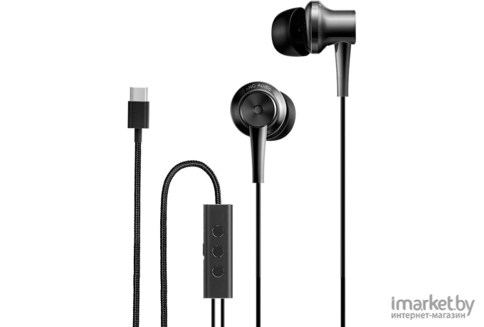 Наушники с микрофоном Xiaomi Mi ANC & Type-C In-Ear Earphones (Black) [ZBW4382TY]