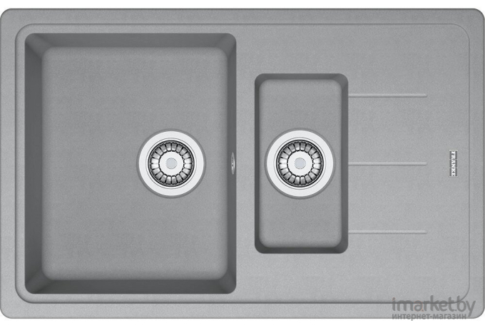 Кухонная мойка Franke BFG 651-78 оборач.,серый, стоп-вентиль в комплекте [114.0280.897]
