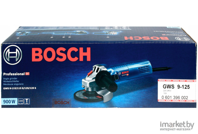 Профессиональная угловая шлифмашина Bosch GWS 9-125 S Professional (0.601.396.102)