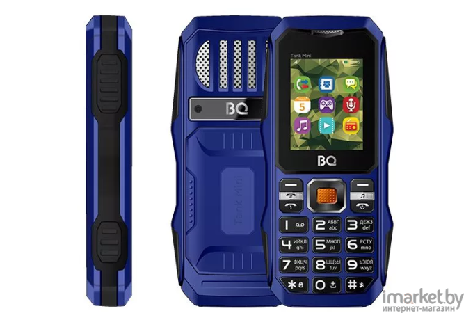 Мобильный телефон BQ-Mobile BQ-1842 Tank mini (синий)