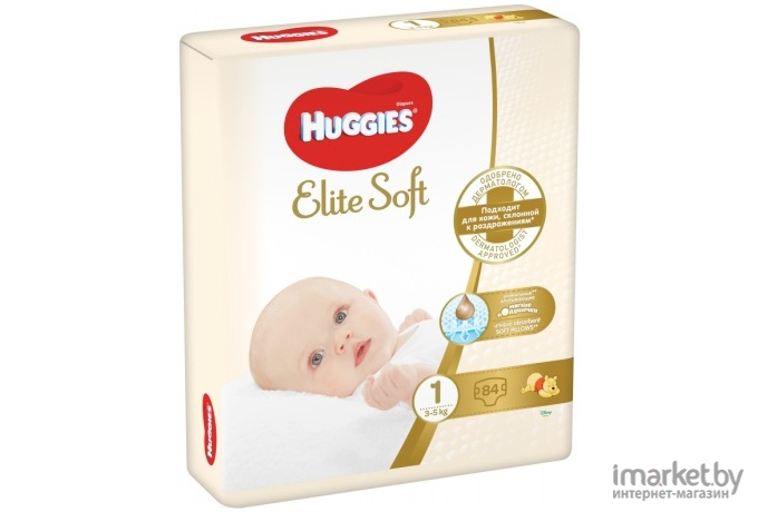 Подгузники Huggies Elite Soft 1 Mega (84шт)