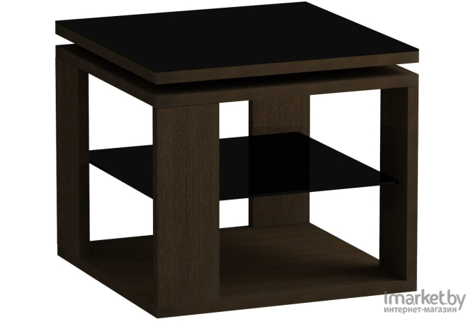 Журнальный столик Мебель Импэкс LS 747 02.01 венге/черный