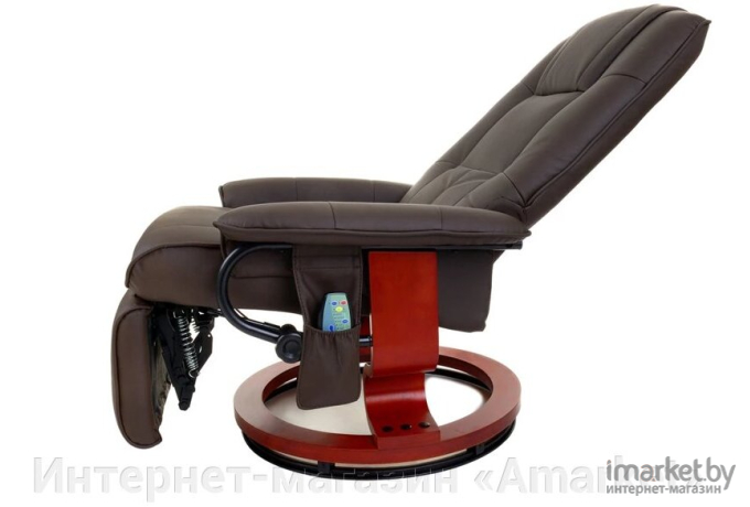 Массажное кресло Calviano с подъемным пуфом и подогревом 2159