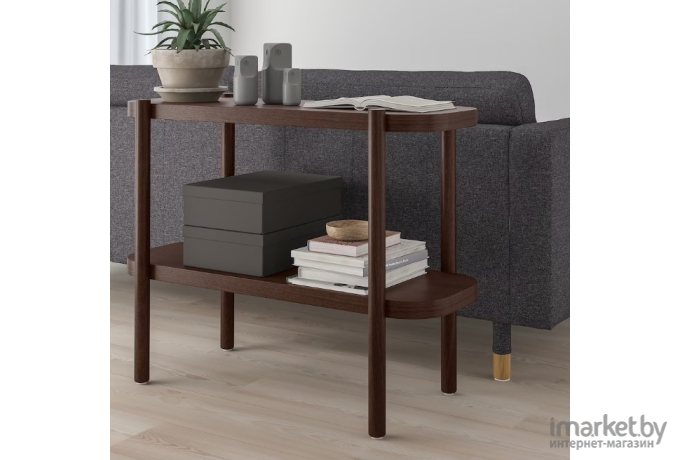 Журнальный столик Ikea Листерби темно-коричневый [405.153.23]