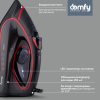 Утюг Domfy DSC-EI606 черный/красный